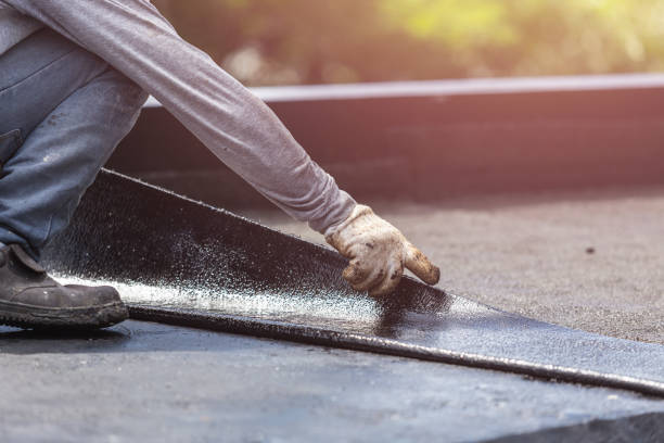 Professional Exterior Waterproofing technician working in Catawba, OH